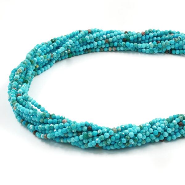 Turchese filo tondo sfaccettato 2,5-3mm - TUR166