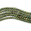 Perle Acqua Dolce fili scaramazze 9-10mm &ndash; Verde - FWP2460