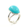 Anello Argento con Amazzonite - Rodiato - AN916