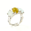 Trilogy Argento con acquamarina &ndash; Rodiato - AN925