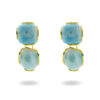 Orecchini Argento larimar - Dorato - AOR1035