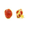 Orecchini Argento corallo - Dorato - AOR798