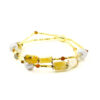 Bracciale Elastico opale, ematite, perla - BRA2434