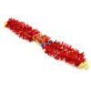 Bracciale corallo, lapis, chiusura argento - BRA2516