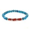 Bracciale Elastico corallo, apatite - BRA2522