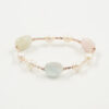 Bracciale Elastico ematite, perla, berillo - BRA2526
