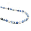 Collana cianite, perla, chiusura argento - COL2799