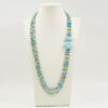 Collana larimar, opale giallo, chiusura argento - COL2806