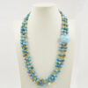 Collana larimar, opale giallo, chiusura argento - COL2808