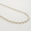 Collana perle, amazzonite, chiusura argento - COL2843