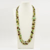 Collana crisoprasio, giada, chiusura argento - COL2848