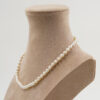 Collana perle, chiusura argento rodiato - COL2857