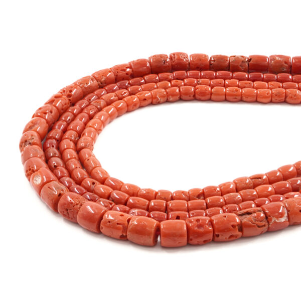 Corallo Mediterraneo fili barilotti 5-9mm I Qualità - COR2267