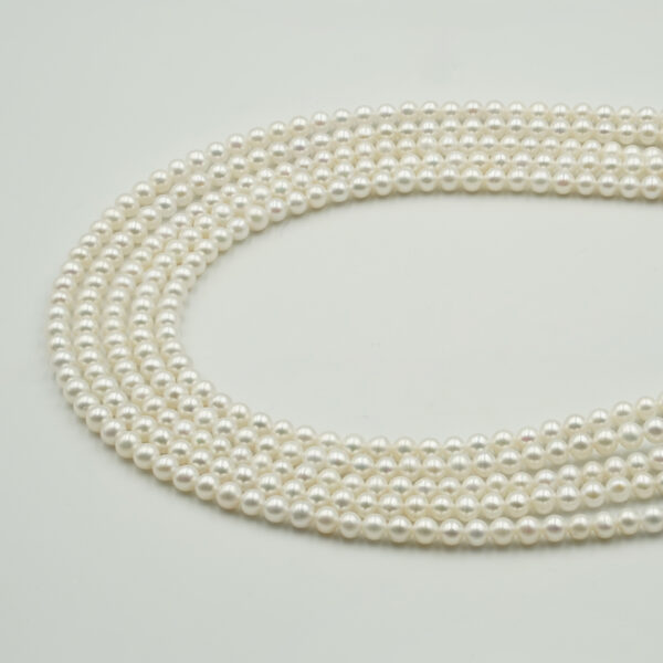 Perle Acqua Dolce fili tondi 3,5-4mm - FWP4232