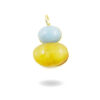 Pendente argento ambra, acquamarina – Dorato - ARG948