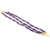 Bracciale lapis, corallo, chiusura argento - BRA2527