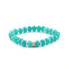 Bracciale Elastico Giada Verde - BRA2546