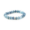 Bracciale Elastico Giada Azzurro Scuro - BRA2548