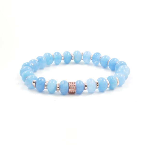 Bracciale Elastico Giada Azzurra - BRA2553