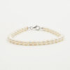 Bracciale perle con chiusura argento rodiato - BRA2555