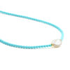 Collana Pasta Turchese, chiusura argento dorato - COL2894