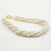 Collana perle con chiusura argento dorato - COL2896