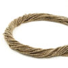 Ematite fili tondo sfaccettati 2mm Colore Pirite - EMA252