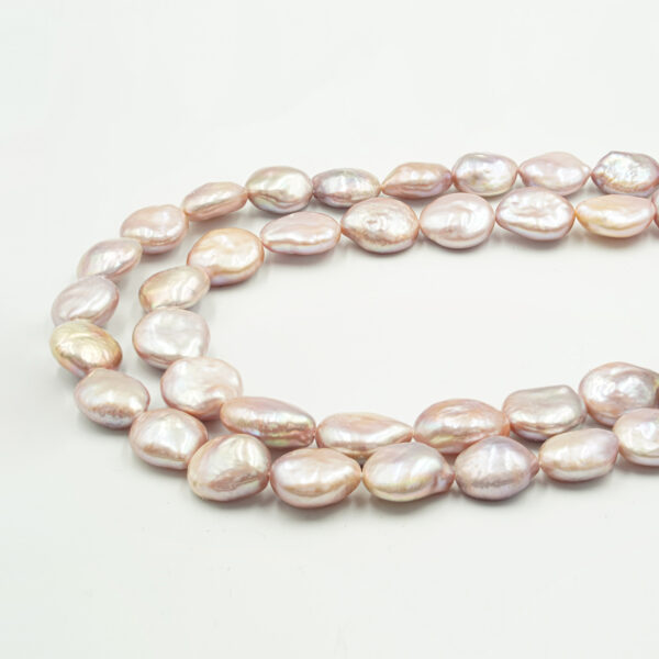 Perle Acqua Dolce fili monete 12-13mm - FWP4260