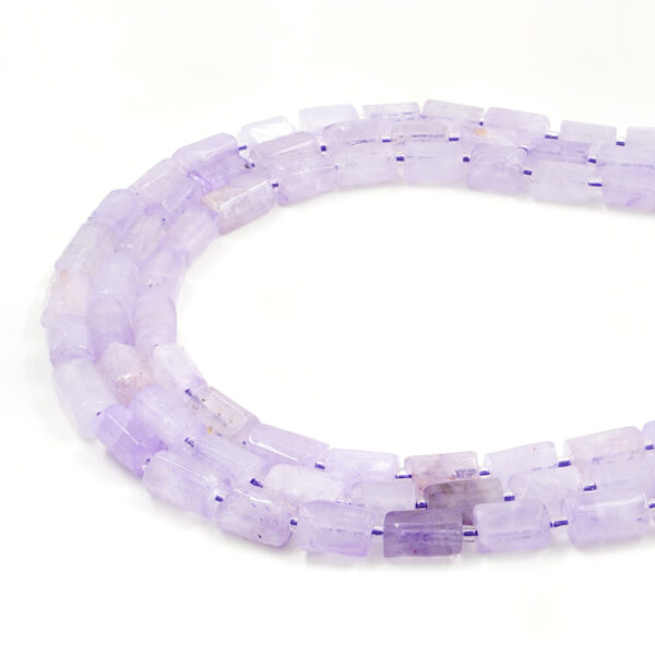 Ametista Lavanda fili cilindri sfaccettati 11x7mm - AME851