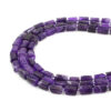 Ametista fili cilindri sfaccettati 11x7mm - AME852