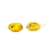 Orecchini Argento ambra cognac - Dorato - AOR1081