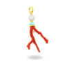 Pendente argento perla, corallo, pasta - Dorato - ARG967