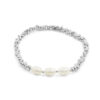 Bracciale Elastico Ematite Silver, perle - BRA2575