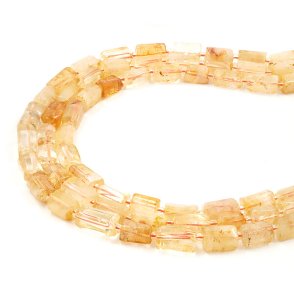 Citrino fili cilindri sfaccettati 12x8mm - CIT167
