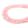 Quarzo rosa fili cilindri sfaccettati 11x7mm - QRS333