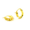 Orecchini in Argento forma arco – Dorato - SM1449