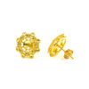 Orecchini in Argento forma fiore – Dorato - SM1451
