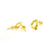 Orecchini in Argento goccia – Dorato - SM1453