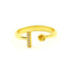 Anello in Argento a 1 elemento – Dorato - SM1455