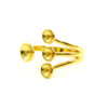 Anello in Argento a 4 elementi – Dorato - SM1457